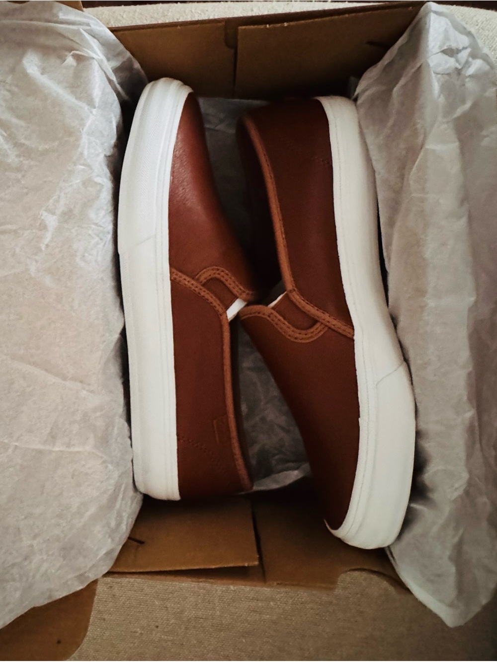 Keds Double Decker in Cognac Brown 7.5 - Picture 10 of 11
